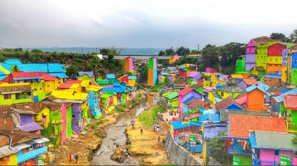 Malang, Punya Kampung Warna-Warni Layaknya Kota Rio De Janeiro Brazil