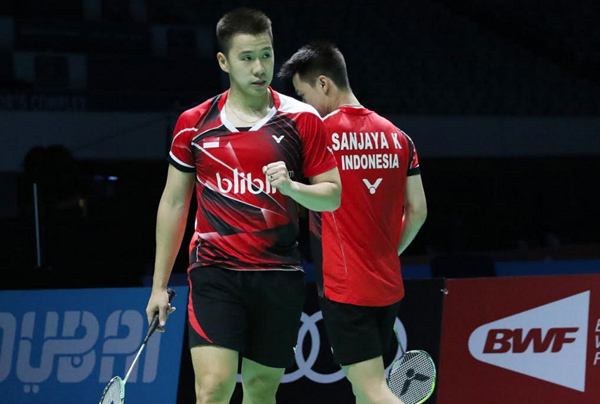 Kevin/Marcus Bungkam Angga/Ricky 