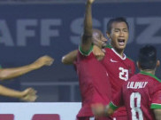 Hansamu Bawa Timnas Indonesia Berbalik Unggul 2-1  