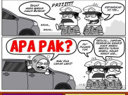 Meme Kocak Ibu Ngamuk dan Cakar Polisi di Jatinegara