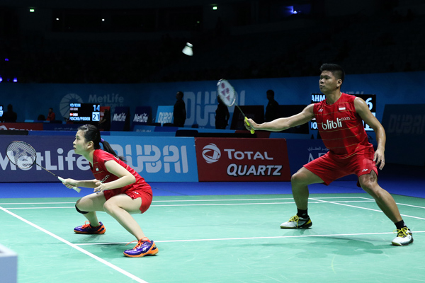 Praveen/Debby Pecundangi Tontowi/Liliyana dalam 24 Menit 