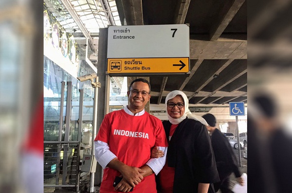 Anies Baswedan Nonton Langsung Timnas Indonesia di Stadion Rajamangala