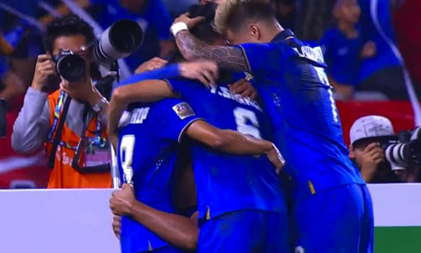 Babak Pertama, Indonesia Tertinggal 1-0 dari Thailand