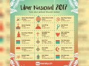 Tahun Baru Sebentar Lagi, Ini Daftar Libur Nasional 2017