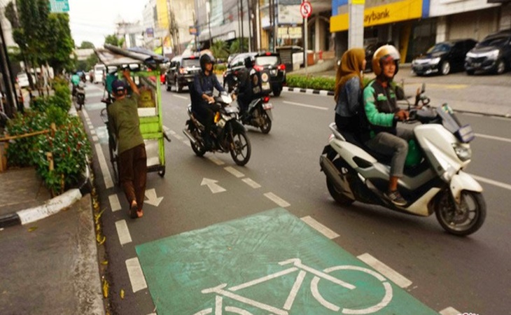 Jalur sepeda akan segera diuji cobakan di Jakarta