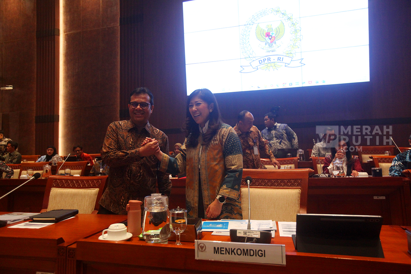 Raker Menteri Komdigi dengan Komisi I DPR Bahas Anggaran Tahun 2026 