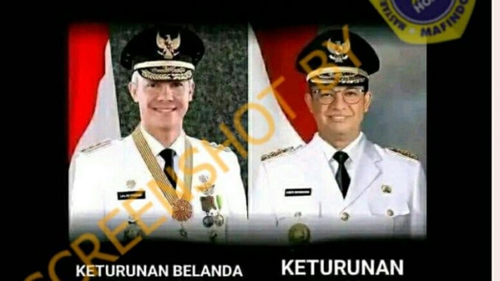[HOAKS atau FAKTA]: Ganjar Pranowo Ternyata Keturunan Belanda
