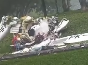 Saksi Mata Pesawat Jatuh di BSD Sempat Dengar Suara Minta Tolong