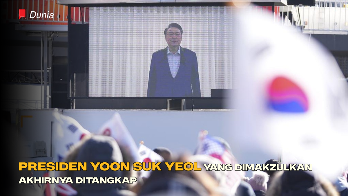Presiden Yoon Suk-Yeol yang Dimakzulkan Akhirnya Ditangkap