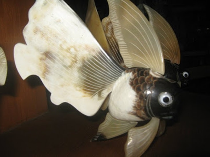 Miniatur ikan dari tanduk. (Foto/indahnyasukabumiku.blogspot.com)