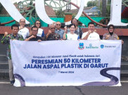 Pemprov Jabar Bangun 50 Km Jalan di Garut Menggunakan Sampah Plastik