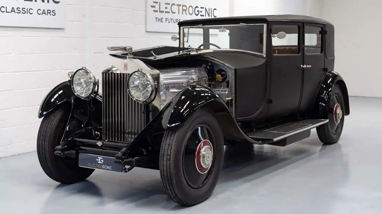 Rolls-Royce Besutan 1929 Dikonversi jadi Mobil Listrik