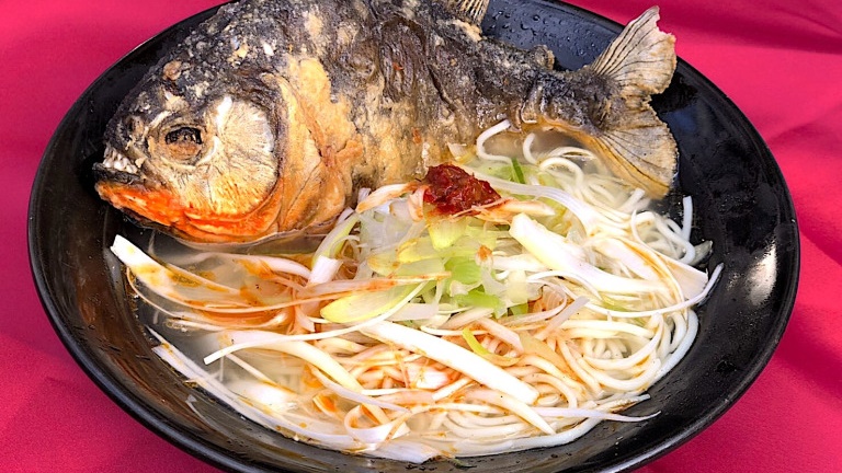 Unik, Ramen Piranha Pertama di Jepang