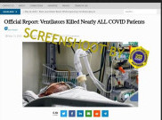 [HOAKS atau FAKTA]: Alat Ventilator Membunuh Hampir Semua Pasien COVID-19