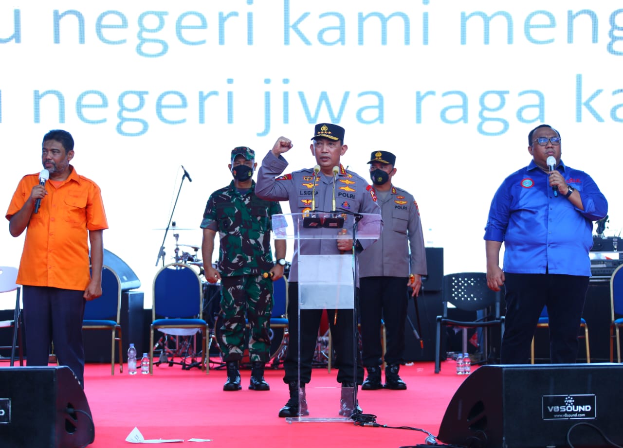 Hadiri Peringatan May Day, Kapolri: Hidup Buruh!