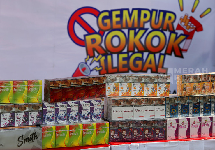 Bea Cukai Sita 160 Juta Batang Rokok Impor Ilegal Senilai Rp 399,2 Miliar