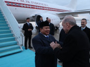 Tiba di Turkiye, Prabowo Disambut Karpet Biru Langit oleh Erdogan