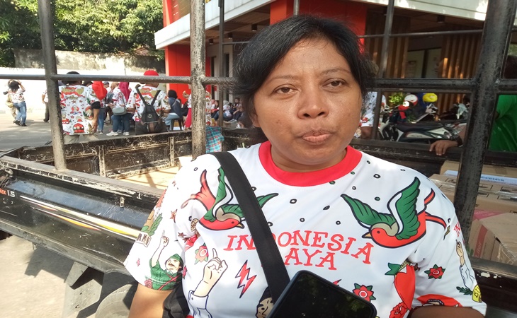 Juru bicara relawan Gibran di Pilwalkot Solo, Imelda Yuniarti