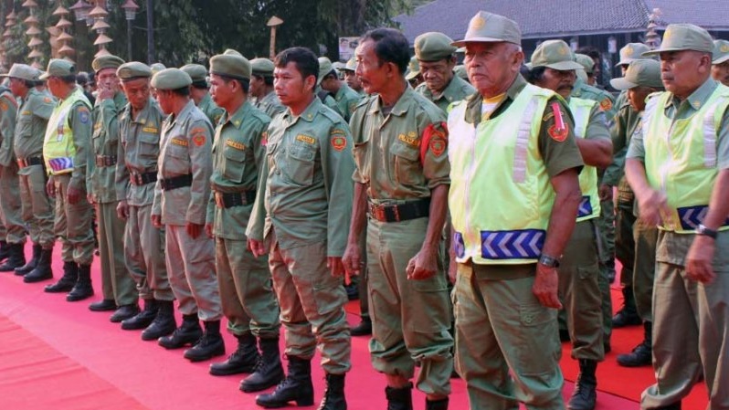 Tak Mau Kalah dari TNI/Polri, Linmas Juga Punya Pasukan Khusus Lho!