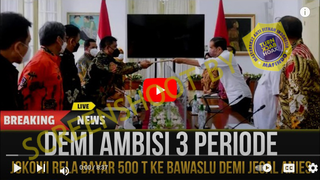 [HOAKS atau FAKTA]: Jokowi Jegal Anies Lewat Bawaslu