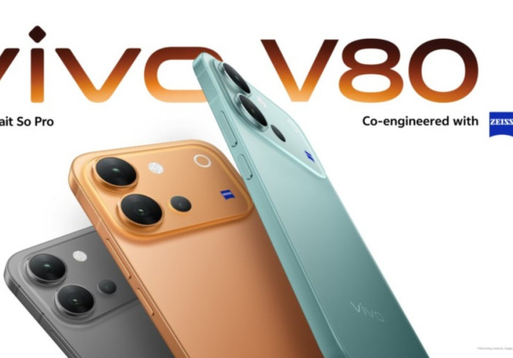 Vivo V80 Meluncur, Speknya Bikin Menarik: Baterai Jumbo 7.200mAh, Layar AMOLED 144Hz, dan Kamera Zeiss