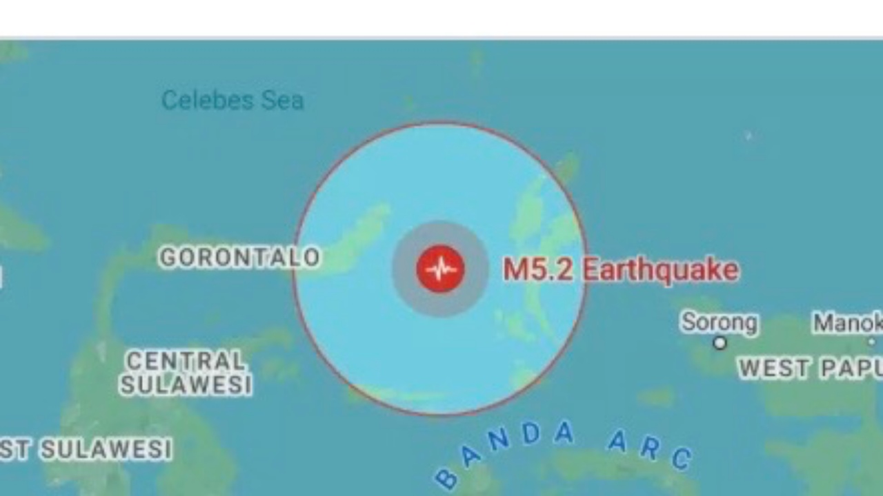 Gempa M 5,2 Guncang Ternate Senin (14/4), BMKG Jamin Tak Berpotensi Tsunami