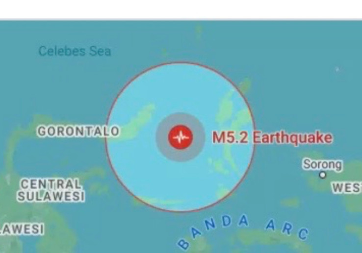 Gempa M 5,2 Guncang Ternate Senin (14/4), BMKG Jamin Tak Berpotensi Tsunami