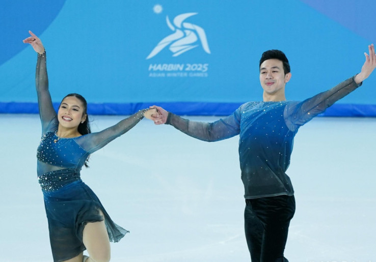 Masuk Peringkat 6 Besar, Tasya/Dwiki Jadi Pasangan Ice Dance Pertama dari Asia Tenggara di Asian Winter Games