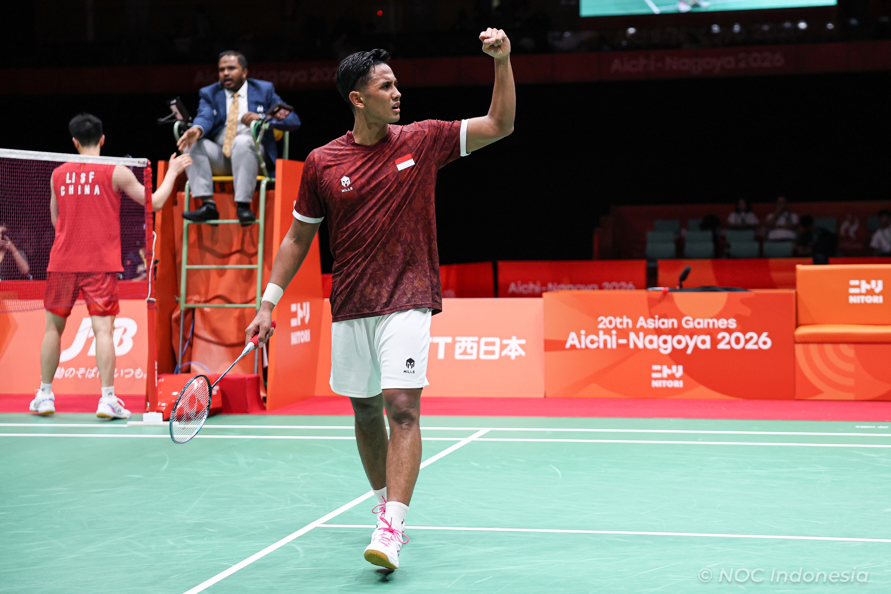 Beregu Putra Sumbang Emas Pertama Indonesia di Asian Games 2026