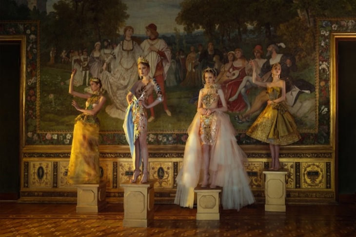 Busana rancangan Maquinn Couture untuk Fashion Film "Realm of Silence". (Foto: ANTARA/HO/Maquinn Couture)	