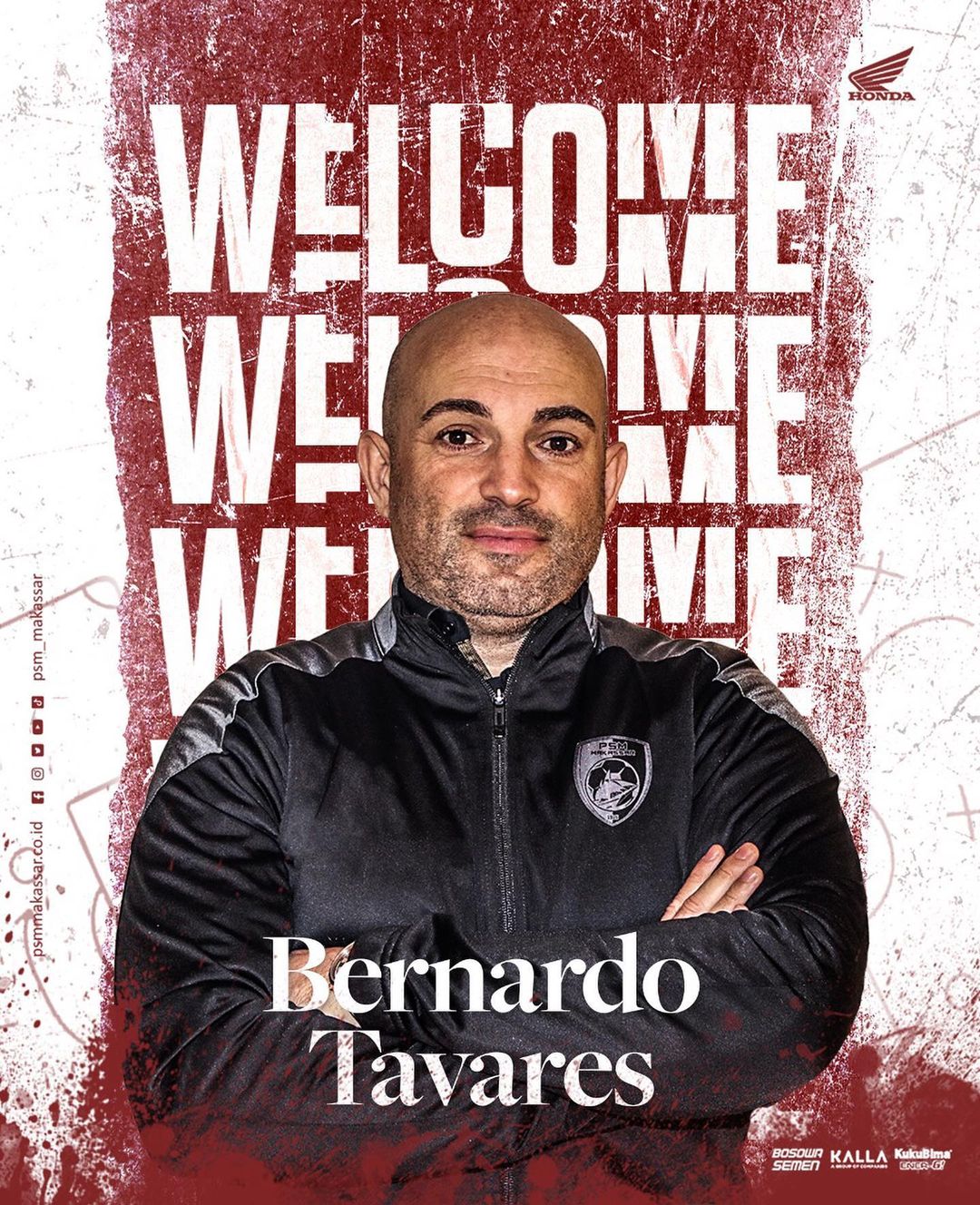 PSM Makassar mengumumkan Bernardo Tavares sebagai pelatih barunya