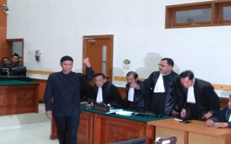 Hercules di Ruang Sidang PN Jakbar