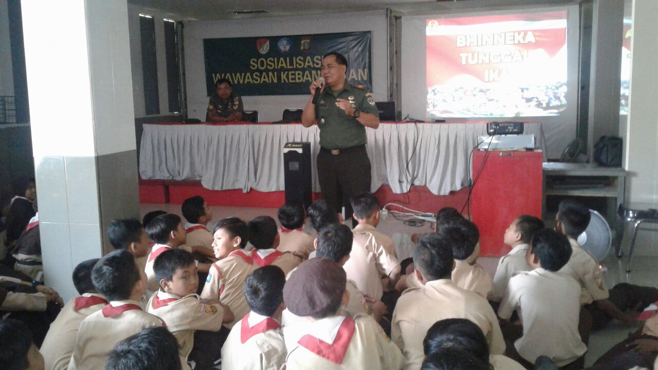 Gelorakan Kebinekaan, TNI Sosialisasikan Wawasan Kebangsaan