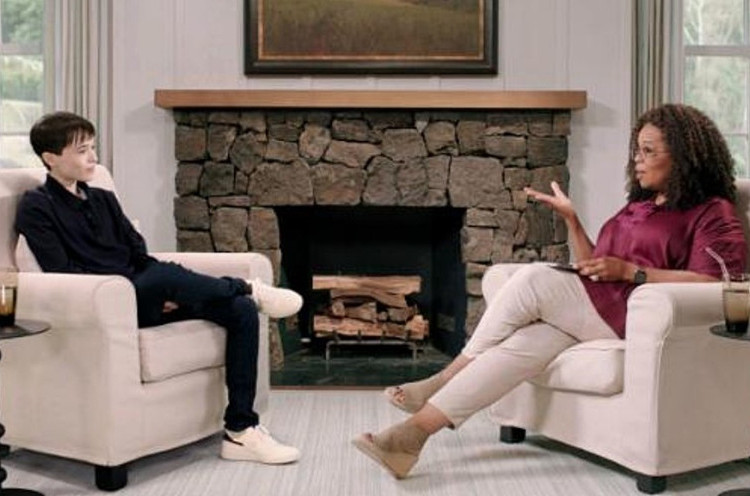 Air Mata Bahagia Elliot Page dalam Wawancaranya dengan Oprah Winfrey