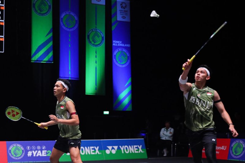Fajar/Rian Melaju ke Perempat Final All England Usai Kalahkan Ganda Jepang