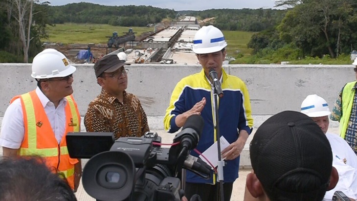 Presiden Targetkan Ruas Tol Balikpapan-Samarinda Selesai Akhir Tahun 2018