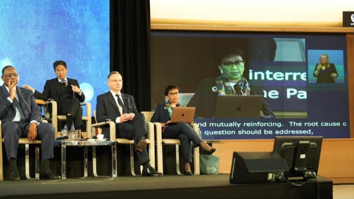 Di Kantor PBB, Menlu Retno Singgung Negara-Negara Barat Pendukung Israel