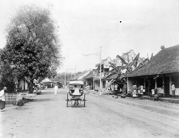 Pasar Tanah Abang tempo dulu (Sumber: Ist)