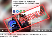 [HOAKS atau FAKTA]: Erdogan Menolak Berjabat Tangan dengan Presiden Jokowi