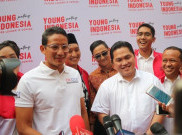 Lama Tak Bersua, Erick Thohir Sumringah Bertemu Sandiaga Uno