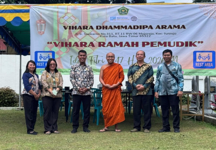 45 Wihara Buddha Siaga Jadi Titik Singgah untuk Pemudik Lebaran 2026, Bisa Jadi Tempat Istirahat dan Menenangkan Diri