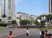 Patung Kuda Arah Balai Kota Jakarta Ditutup Sejak Pagi, Tapi Bukan Imbas Demo Buruh
