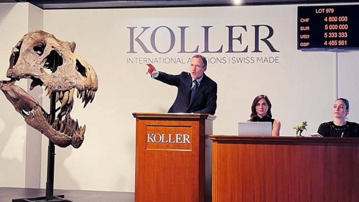 Kerangka T-rex Laku Dilelang Seharga Rp 79 Miliar