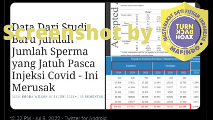 [HOAKS atau FAKTA]: Vaksin COVID-19 Menurunkan Fertilitas Pria