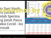 [HOAKS atau FAKTA]: Vaksin COVID-19 Menurunkan Fertilitas Pria