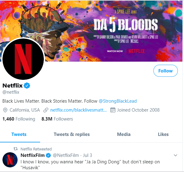 Twitter Neflix