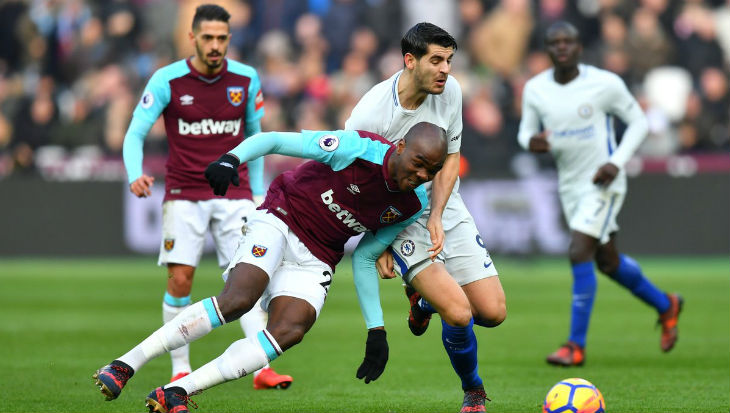 Chelsea Tumbang di Markas West Ham United