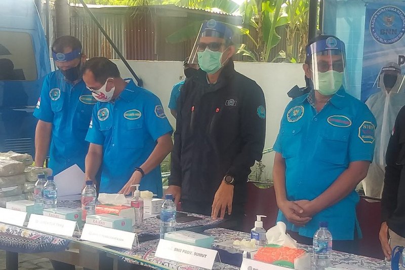 BNN Ciduk Pembawa dan Bandar 47 Kilogram Sabu di Medan
