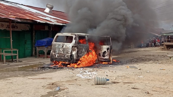 Perkelahian di Pasar Remu Sorong Tewaskan Seorang Warga, Satu Mobil Dibakar