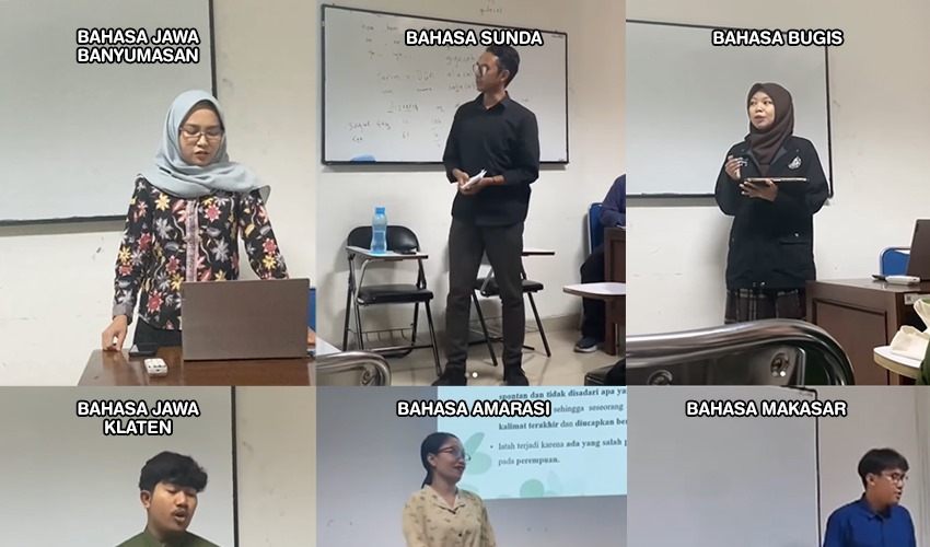 Wajib Berbahasa Daerah Ketika Presentasi Saat Kelas Linguistik di UGM